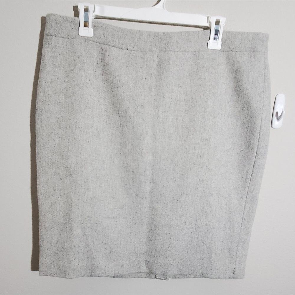J. crew wool‎ blend pencil skirt plus size 14